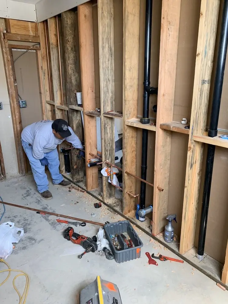 Commercial rough-in plumbing for Water Heater Replacement in Spoolsville